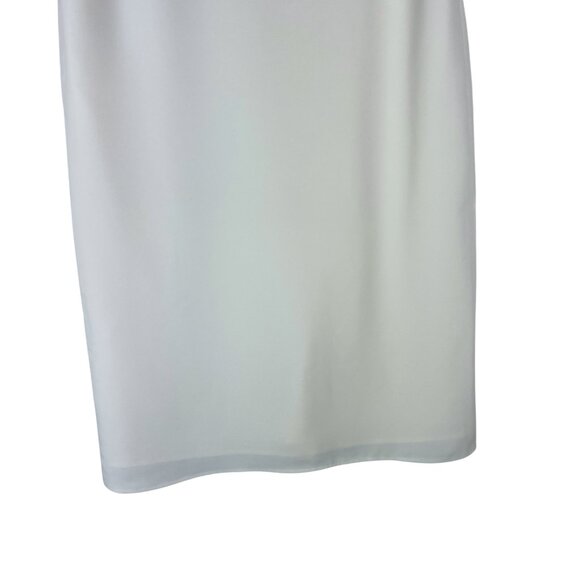 NWT Uniqlo Women's Drape Sleeveless V-Neck Mini Dress in Off White Size S - Picture 10 of 12